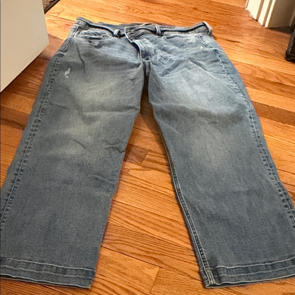 Studio Denim Blue Women's Wide Leg Jeans